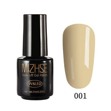 Load image into Gallery viewer, MIZHSE Nail Gel Polish 7ML UV Vernis Semi Permanent Primer Top Coat For Manicures xx Colors Gel Lacquer Paint Nail Art Gellak