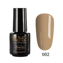 Load image into Gallery viewer, MIZHSE Nail Gel Polish 7ML UV Vernis Semi Permanent Primer Top Coat For Manicures xx Colors Gel Lacquer Paint Nail Art Gellak