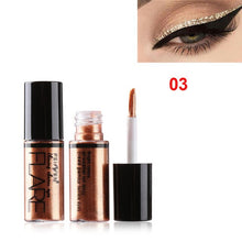 Load image into Gallery viewer, 1Pc New Professional Shiny Eye Liner Pen Cosmetics for Women Silver Rose Gold Color Liquid Glitter Eyeliner Makeup Beauty Tools