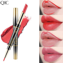 Load image into Gallery viewer, 2 in 1 Lip LinerLong-lasting Lipstick Matte Lip Pencil Waterproof Moisturizing Lipsticks Makeup Contour Cosmetics TSLM2