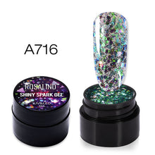 Load image into Gallery viewer, ROSALIND UV Nail Gel Polish Neon Rainbow Hybrid Varnish Platinum 5ML Gel Paint Set For Manicure Semi permanent Base top Gel Lak