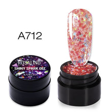 Load image into Gallery viewer, ROSALIND UV Nail Gel Polish Neon Rainbow Hybrid Varnish Platinum 5ML Gel Paint Set For Manicure Semi permanent Base top Gel Lak