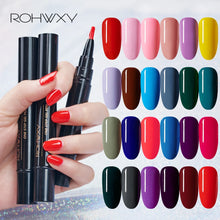 Load image into Gallery viewer, ROHWXY One Step Gel Polish UV LED Soak Off Gel Lacquer For Manicure 3 In 1 Nail Art Varnish Pen Hybrid Long Lasting Gel Paint