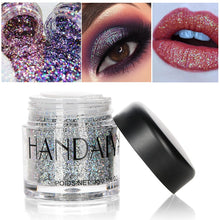 Load image into Gallery viewer, HANDAIYAN Professional Make Up Colorful Eye Shadow Monochrome Pearlescent Sequins Eyeshadow Palette Eye Shadow Powder TSLM1