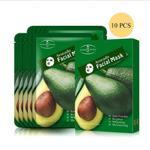 Load image into Gallery viewer, Aichun Shea Butter Essence Mask Papaya Nourishing Mask Collagen Snail Mask Whitening Oil Control Hydrating Skin Care Mask