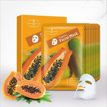 Load image into Gallery viewer, Aichun Shea Butter Essence Mask Papaya Nourishing Mask Collagen Snail Mask Whitening Oil Control Hydrating Skin Care Mask