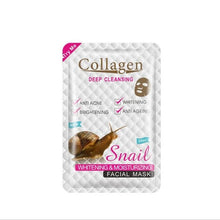 Load image into Gallery viewer, Aichun Shea Butter Essence Mask Papaya Nourishing Mask Collagen Snail Mask Whitening Oil Control Hydrating Skin Care Mask