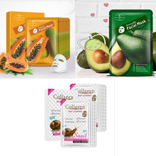 Load image into Gallery viewer, Aichun Shea Butter Essence Mask Papaya Nourishing Mask Collagen Snail Mask Whitening Oil Control Hydrating Skin Care Mask