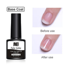 Load image into Gallery viewer, NEE JOLIE 8ml Matte Color UV Gel Nail Polish Red Semi Permanent Soak Off UV Gel Varnish DIY Nail Art Paint Gel Top Coat