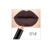 Load image into Gallery viewer, 12 Colors Matte Lip Liner Pencil Long Lasting Pigments Waterproof Makeup Contour Lip Tint Sexy Lipliner Beauty Brown Lipstick