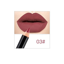 Load image into Gallery viewer, 12 Colors Matte Lip Liner Pencil Long Lasting Pigments Waterproof Makeup Contour Lip Tint Sexy Lipliner Beauty Brown Lipstick
