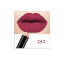 Load image into Gallery viewer, 12 Colors Matte Lip Liner Pencil Long Lasting Pigments Waterproof Makeup Contour Lip Tint Sexy Lipliner Beauty Brown Lipstick