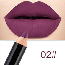 Load image into Gallery viewer, Waterproof Matte Lipstick Pencil Lip Liner Makeup Contour Lip Tint Smooth Sexy Batom Long Lasting Lipliner Pigments Lip Makeup