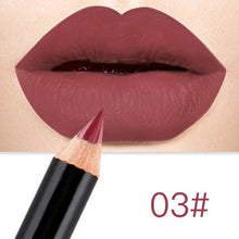Load image into Gallery viewer, Waterproof Matte Lipstick Pencil Lip Liner Makeup Contour Lip Tint Smooth Sexy Batom Long Lasting Lipliner Pigments Lip Makeup
