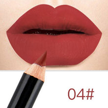 Load image into Gallery viewer, Waterproof Matte Lipstick Pencil Lip Liner Makeup Contour Lip Tint Smooth Sexy Batom Long Lasting Lipliner Pigments Lip Makeup