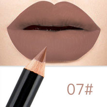 Load image into Gallery viewer, Waterproof Matte Lipstick Pencil Lip Liner Makeup Contour Lip Tint Smooth Sexy Batom Long Lasting Lipliner Pigments Lip Makeup