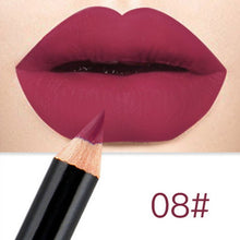 Load image into Gallery viewer, Waterproof Matte Lipstick Pencil Lip Liner Makeup Contour Lip Tint Smooth Sexy Batom Long Lasting Lipliner Pigments Lip Makeup