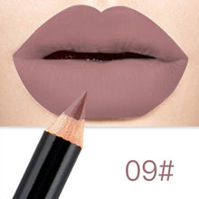 Load image into Gallery viewer, Waterproof Matte Lipstick Pencil Lip Liner Makeup Contour Lip Tint Smooth Sexy Batom Long Lasting Lipliner Pigments Lip Makeup