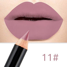 Load image into Gallery viewer, Waterproof Matte Lipstick Pencil Lip Liner Makeup Contour Lip Tint Smooth Sexy Batom Long Lasting Lipliner Pigments Lip Makeup