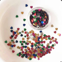 Load image into Gallery viewer, Super Chunky Eye Glitter Star/Moon/Heart Nail Face Body Eyes Sequins Decorations With Glue Set For Dance Party