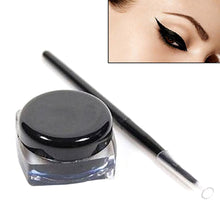 Load image into Gallery viewer, BGVfive Brand New Women Black Makeup Waterproof Long Lasting Eyeliner Eye Liner Pen And Brush Set Makeup Tools