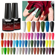 Load image into Gallery viewer, Nail Gel Polish Colors Gel Lacquer Soak Off UV LED Nail Varnish For Manicure Semi Permanent Gel Paint Nail Art DIY Design Tools