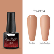 Load image into Gallery viewer, Nail Gel Polish Colors Gel Lacquer Soak Off UV LED Nail Varnish For Manicure Semi Permanent Gel Paint Nail Art DIY Design Tools