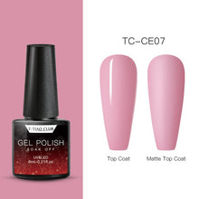 Load image into Gallery viewer, Nail Gel Polish Colors Gel Lacquer Soak Off UV LED Nail Varnish For Manicure Semi Permanent Gel Paint Nail Art DIY Design Tools