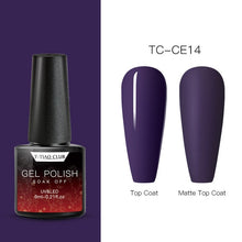 Load image into Gallery viewer, Nail Gel Polish Colors Gel Lacquer Soak Off UV LED Nail Varnish For Manicure Semi Permanent Gel Paint Nail Art DIY Design Tools