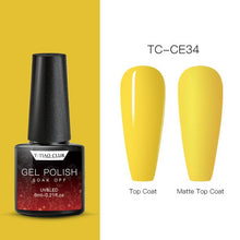 Load image into Gallery viewer, Nail Gel Polish Colors Gel Lacquer Soak Off UV LED Nail Varnish For Manicure Semi Permanent Gel Paint Nail Art DIY Design Tools