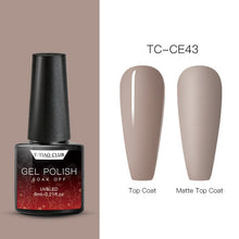 Load image into Gallery viewer, Nail Gel Polish Colors Gel Lacquer Soak Off UV LED Nail Varnish For Manicure Semi Permanent Gel Paint Nail Art DIY Design Tools