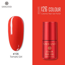 Load image into Gallery viewer, SAVILAND 126 Colors UV Gel Nail Polish Primer Top Coat Gel Varnish Red Color Nail Art Manicure Gel Paint Nails Poly Gel