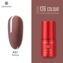 Load image into Gallery viewer, SAVILAND 126 Colors UV Gel Nail Polish Primer Top Coat Gel Varnish Red Color Nail Art Manicure Gel Paint Nails Poly Gel