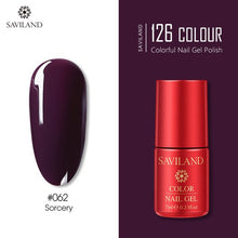 Load image into Gallery viewer, SAVILAND 126 Colors UV Gel Nail Polish Primer Top Coat Gel Varnish Red Color Nail Art Manicure Gel Paint Nails Poly Gel