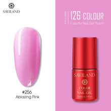 Load image into Gallery viewer, SAVILAND 126 Colors UV Gel Nail Polish Primer Top Coat Gel Varnish Red Color Nail Art Manicure Gel Paint Nails Poly Gel