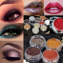 Load image into Gallery viewer, 24 Colors Glitter Eyes Lip Face Makeup Shimmer Powder Monochrome Eyes Baby Bride Pearl Powder Glitters Shining Make up