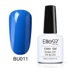 Load image into Gallery viewer, Elite99 10ML Blue Series Varnish Hybrid Gel Polish Nail Art Manicure Enamel Lucky Lacquer Semi Permanent Gellak Paint Nails