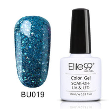 Load image into Gallery viewer, Elite99 10ML Blue Series Varnish Hybrid Gel Polish Nail Art Manicure Enamel Lucky Lacquer Semi Permanent Gellak Paint Nails