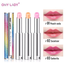 Load image into Gallery viewer, OMY LADY Heat discoloration Lip Balm Beewax Moisturizing Nourishing Lip Plumper Lip Lines Natural Extract Makeup Lipstick