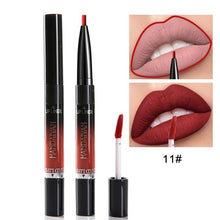 Load image into Gallery viewer, HANDAIYAN 2 In 1 Lip Liner Pencil Lipstick 14 Color Lip Makeup Matte Waterproof Long Lasting Nude Lip Tint Cosmetic Lipliner Pen