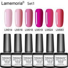 Load image into Gallery viewer, 144colors Gel Polish UV LED Nail Varnish for Nail Manicure Gel Lacquer Kits Semi Permanent Gel Paint Nail Art DIY Design Tools