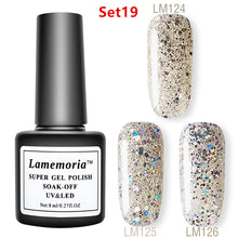 Load image into Gallery viewer, 144colors Gel Polish UV LED Nail Varnish for Nail Manicure Gel Lacquer Kits Semi Permanent Gel Paint Nail Art DIY Design Tools