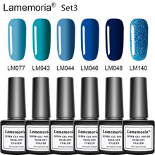 Load image into Gallery viewer, 144colors Gel Polish UV LED Nail Varnish for Nail Manicure Gel Lacquer Kits Semi Permanent Gel Paint Nail Art DIY Design Tools
