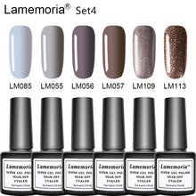 Load image into Gallery viewer, 144colors Gel Polish UV LED Nail Varnish for Nail Manicure Gel Lacquer Kits Semi Permanent Gel Paint Nail Art DIY Design Tools