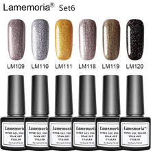 Load image into Gallery viewer, 144colors Gel Polish UV LED Nail Varnish for Nail Manicure Gel Lacquer Kits Semi Permanent Gel Paint Nail Art DIY Design Tools