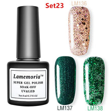 Load image into Gallery viewer, 144colors Gel Polish UV LED Nail Varnish for Nail Manicure Gel Lacquer Kits Semi Permanent Gel Paint Nail Art DIY Design Tools