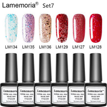 Load image into Gallery viewer, 144colors Gel Polish UV LED Nail Varnish for Nail Manicure Gel Lacquer Kits Semi Permanent Gel Paint Nail Art DIY Design Tools