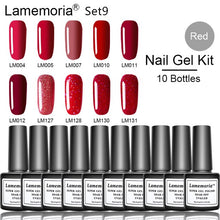 Load image into Gallery viewer, 144colors Gel Polish UV LED Nail Varnish for Nail Manicure Gel Lacquer Kits Semi Permanent Gel Paint Nail Art DIY Design Tools