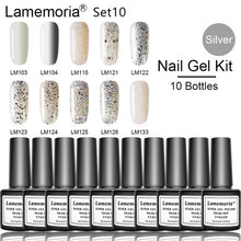 Load image into Gallery viewer, 144colors Gel Polish UV LED Nail Varnish for Nail Manicure Gel Lacquer Kits Semi Permanent Gel Paint Nail Art DIY Design Tools