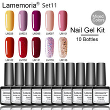 Load image into Gallery viewer, 144colors Gel Polish UV LED Nail Varnish for Nail Manicure Gel Lacquer Kits Semi Permanent Gel Paint Nail Art DIY Design Tools